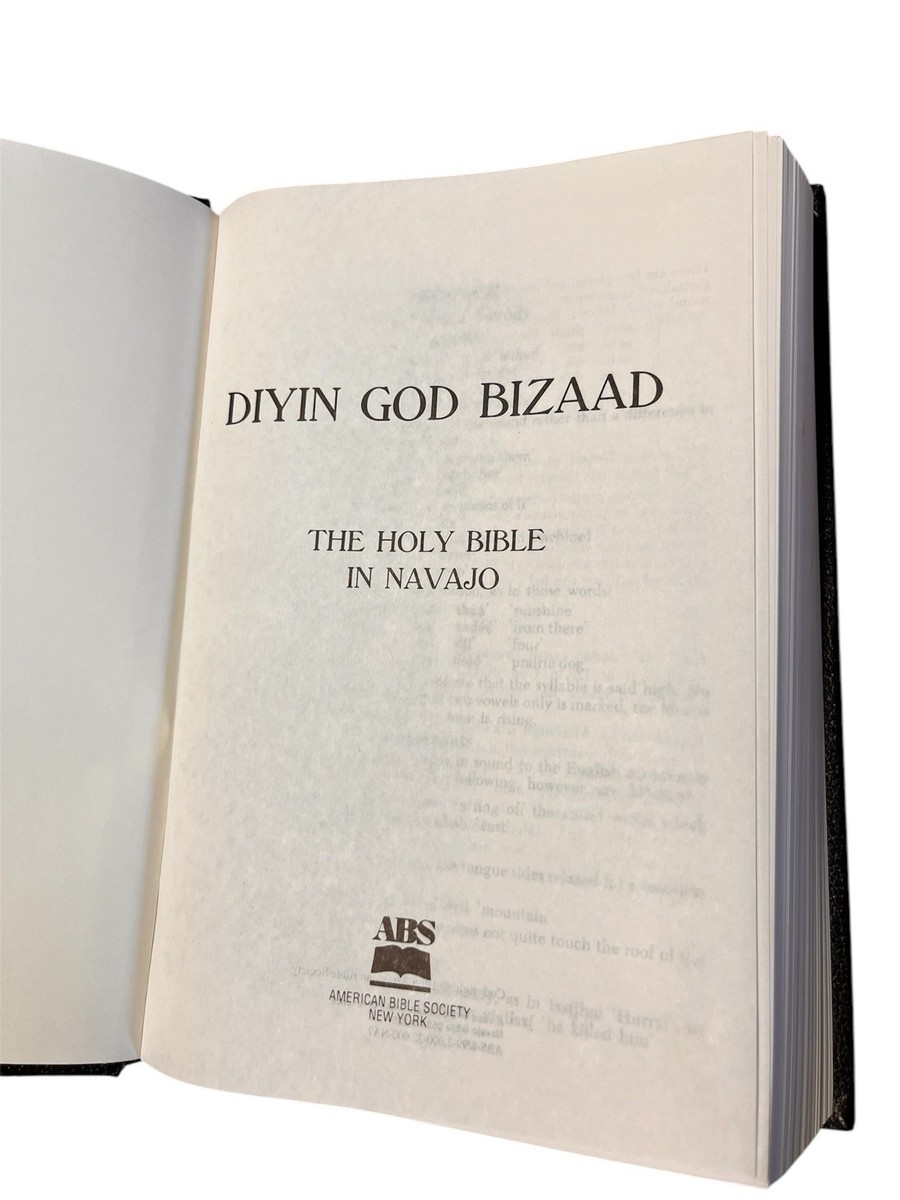 Diyin God Bizaad - The Holy Bible In Navajo 1985 | eBay