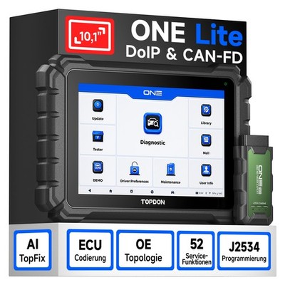  TOPDON One Lite KFZ OBD2 OE-Level Diagnosegerät ECU Coding für VW BMW Mercedes