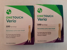 200 CT 50x4 One Touch Verio Blood Glucose Test Strip Exp 9/30/2026 Free Ship