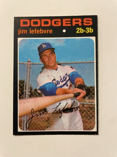 1971 OPC /O-Pee-Chee #459 JIM LEFEBVRE HIGH GRADE ! PRINTED IN CANADA!