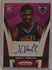 Noah Vonleh 2014-15 Panini Prizm PURPLE Prizm RC Autograph Auto #'d 19/99