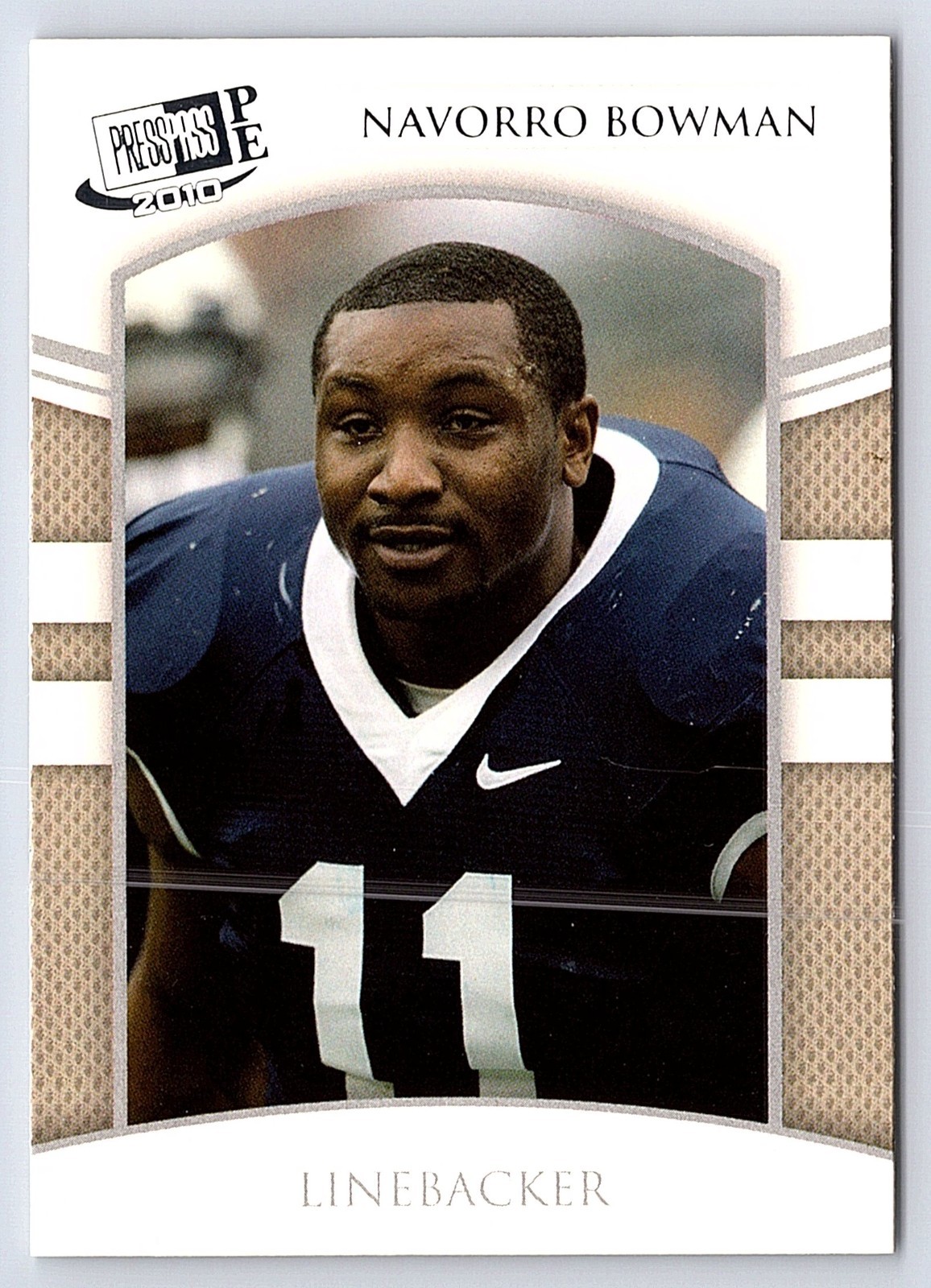 NaVorro Bowman Press Pass PE #4 Base