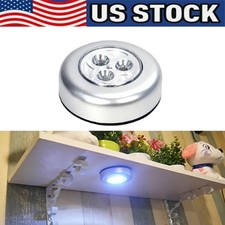Mini Night Light LED Battery Powered Wireless Touch Stand Utility Room Outdoor