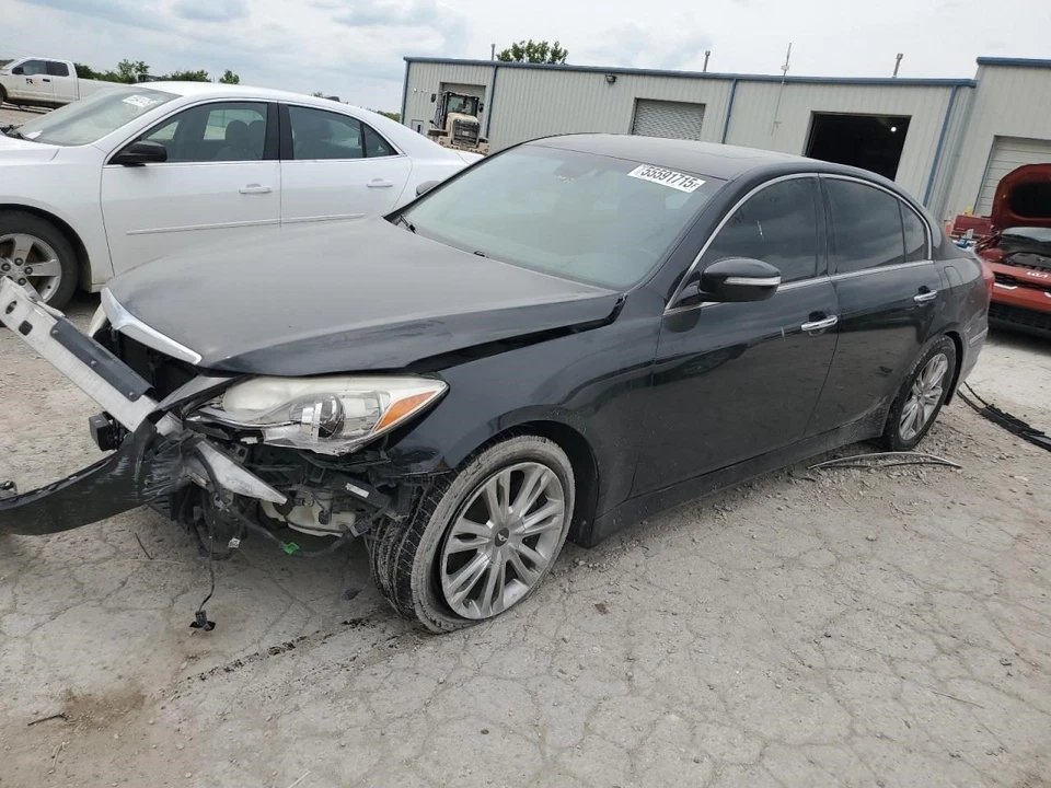 2009-2014 HYUNDAI GENESIS Fuel Filler Door Gray 695103M000 - Image 2 of 4