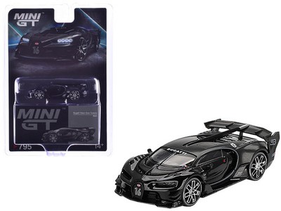 Bugatti Vision Gran Turismo Black and Carbon Limited Edition 1/64 Diecast Model