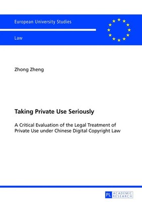 Zhong Zheng | Taking Private Use Seriously | Taschenbuch | Englisch (2013)