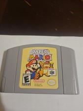 Nintendo's 2001 Paper Mario Game Cartridge for N64