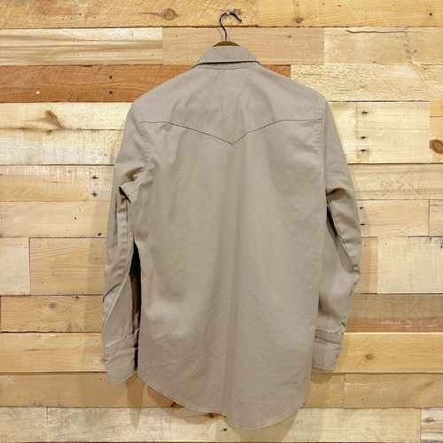 Camisa a Presión Wrangler Perla Para Hombres Pequeña Tostada Vaquero Occidental Mangas Largas Rodeo - Imagen 5 de 5