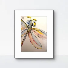 Original Art Dragonfly 1