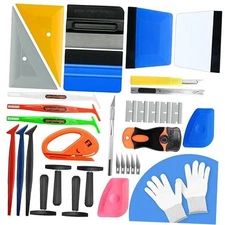 Window Tint Kit for Cars, Window Tint Tools, 42 Pcs Vehicle Glass Protective 