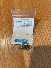 TMC 3769 Size 10 Package of 25 Fly Tying Hooks Tiemco