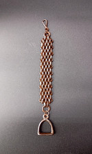 CATENA ANTICA PER OROLOGIO DA TASCA IN FERRO STAFFA DA CAVALLO SELLA IPPICA