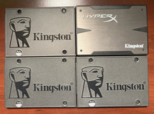 Lot Of 4 X 120GB Kingston 2.5" SSD SATA Drives Three 7mm & One 9.5mm Tested Good
