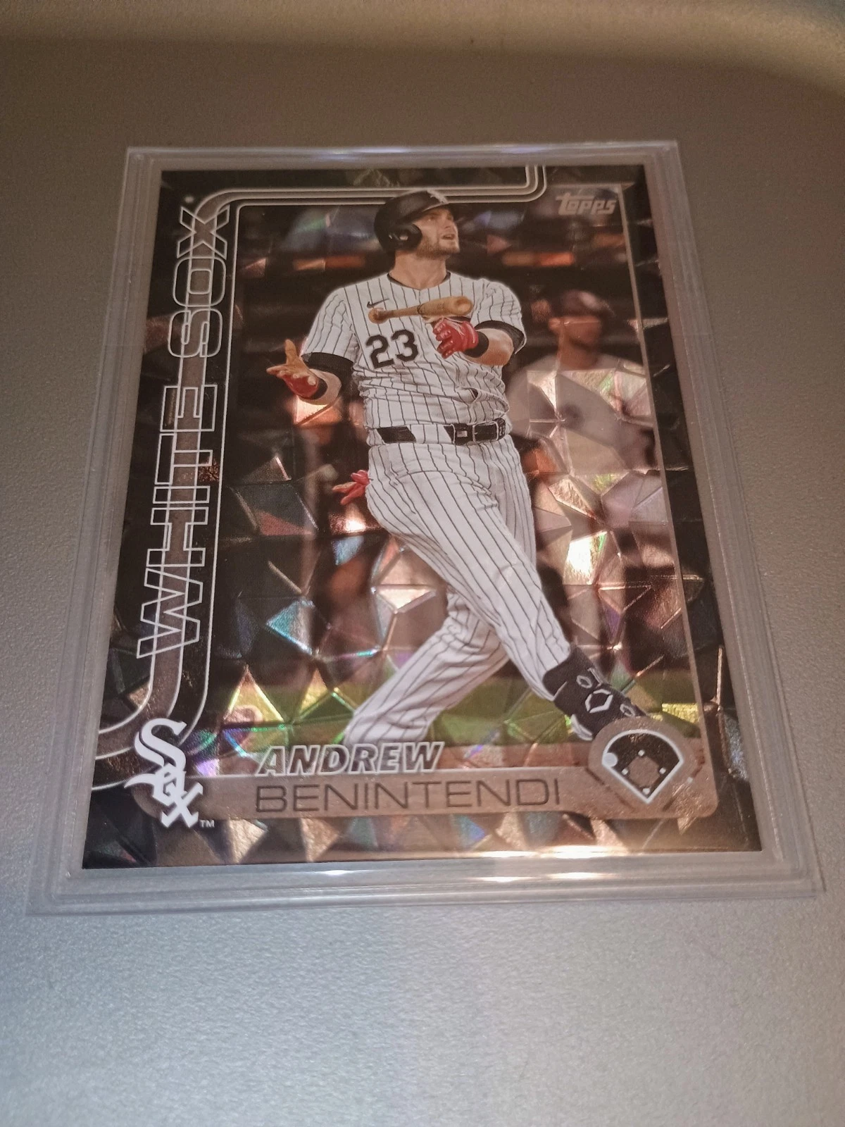 2025 Topps Series 1 - Andrew Benintendi #344 Black Diamante /10