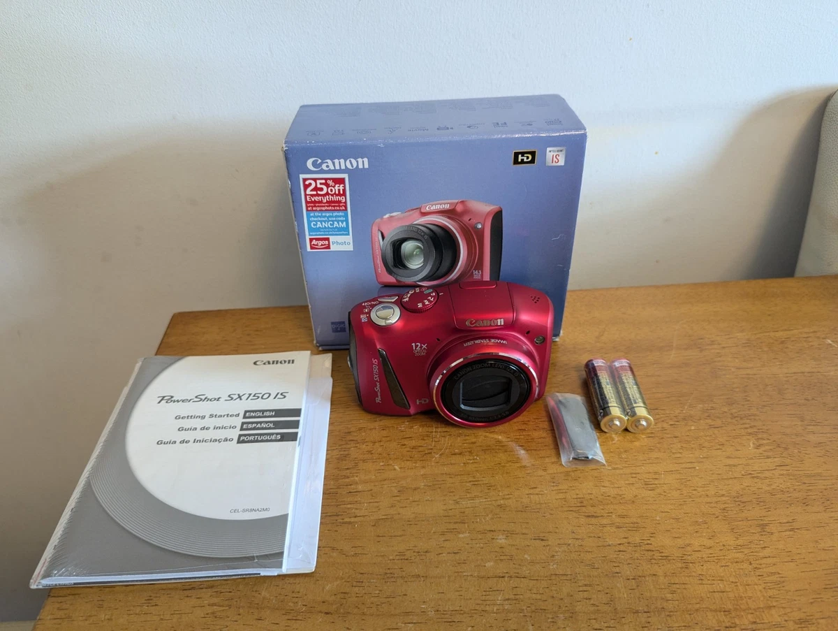 Canon PowerShot SX150 IS Digital Cameras for sale | eBay UK