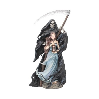 Summon The Reaper Gothic Figur von Anne Stokes Frau und Reaper Ornament. Top