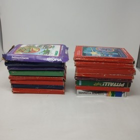 Lot Of 16 Intellivision Games With Boxes (Some Have Manuals & Overlays)