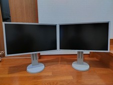 EIZO FlexScan EV2336W 23 Inch IPS LCD Monitor 2 Set Full HD DVI D-sub