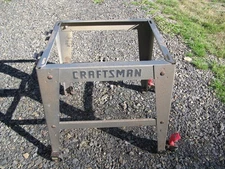 Rusty Used CRAFTSMAN #137.248830 Table Saw Base Legs W/ Wheel Casters