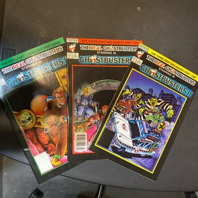 The Real Ghostbusters II Comic Book Three Part Mini Series (NOW Oct 1989)