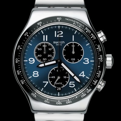 Swatch Irony YVS423G 43mm Gray Stainless Steel Case