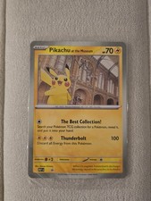 Pokemon Pikachu at the Natural History Museum Sealed Jumbo Promo