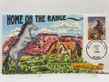 Scott #2870 29c Home On The Range 1994 Première Couverture FDC Collins