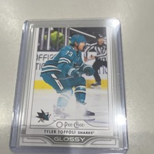 Upper Deck hockey O-Pee-Chee Glossy 2025-26 Tyler Toffoli #OG-33 Sharks Card