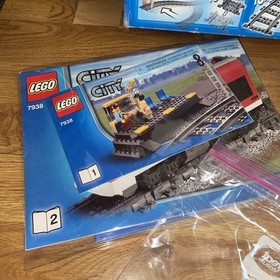 LEGO 7938 CITY Passenger Train Complete In Box Instructions & Mini-figures
