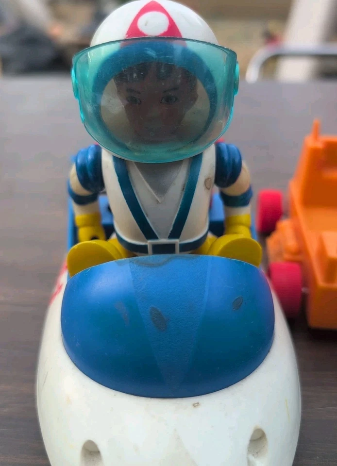 VEÍCULOS ESPACIAIS ASTRONAUTAS VINTAGE 1968 ELDON BILLY BLASTOFF SPACE não funcionando - Imagem 3 de 4