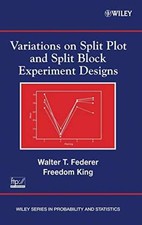 Variations on Split Plot and Split - Hardcover, by Federer Walter T.; - New h