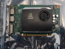 Nvidia Quadro FX 580 512MB DVI Display Port Video Graphics Card tested & working