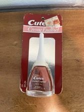READ Vintage Cutex Creme Enamel Nail Polish 14 Toffee POLISH DRY
