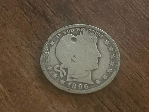 1896 O Barber Quarter