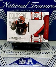 2025 National Treasures Ja’Marr Chase Colossal Materials Patch SSP/49 Bengals🔥