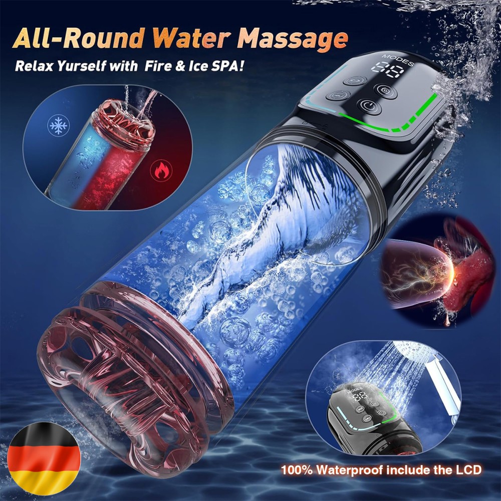 Elektrischer Masturbator Cup.Handfrei Cup Blowjob Sex Spielzeug für Männer DHL