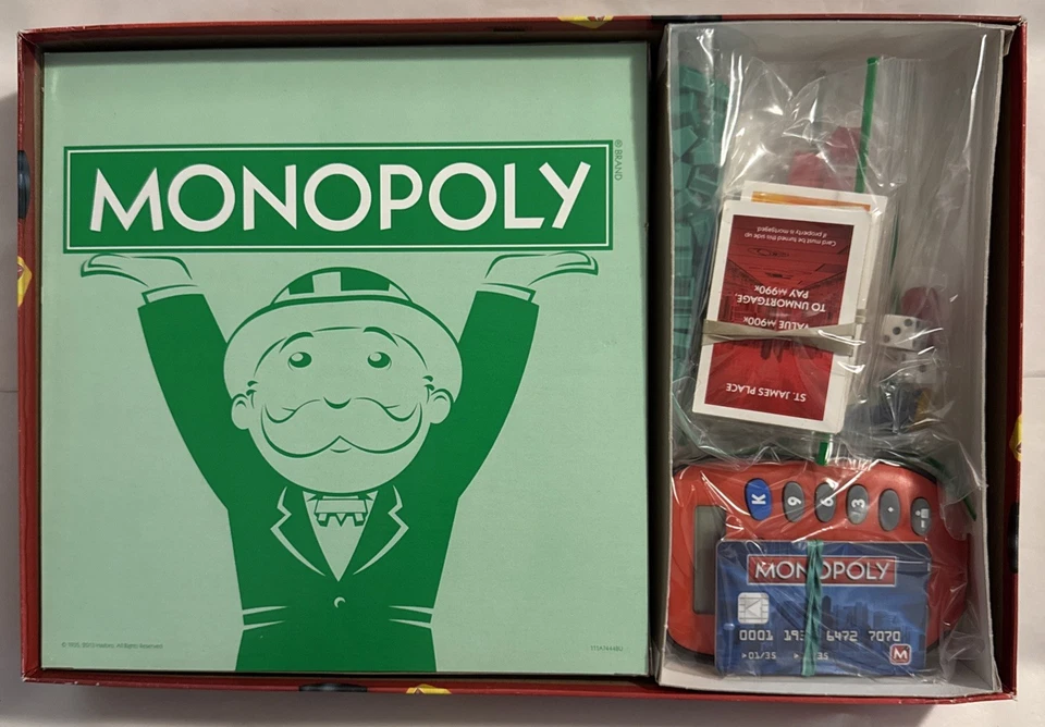Monopoly Electronic Banking Game: COMPLETE With All Pieces: New Batteries Tested - Image 3 of 4