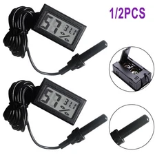 LCD Digital Thermometer Humidity Hygrometer Temp Gauge/Temperature Meter Monitor