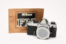 Nikon FM Chrome 35mm SLR Body, New seals, Clean, Great!