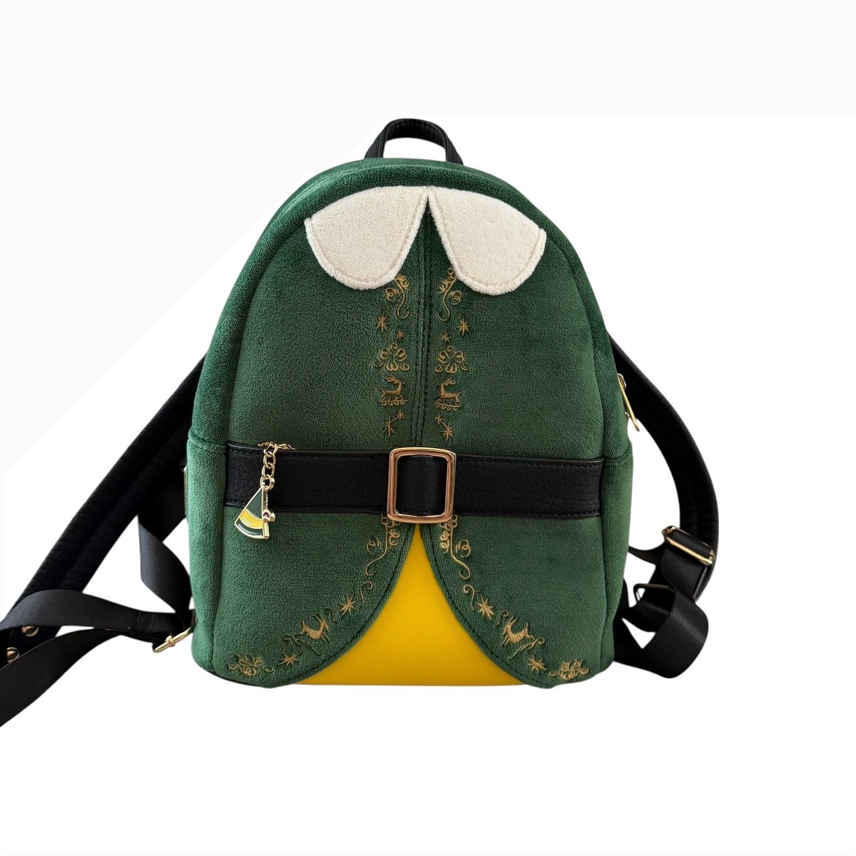 Loungefly Elf Buddy the Elf Cosplay Mini Backpack Green  display picture 1