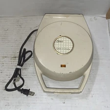 Vintage Oster Gold N Crispy Waffle Maker: Model 3150-06A Beige Tested And Works