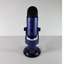 Blue Yeti Blue USB Condenser Microphone w/ Mute Button, Adjustable Stand/Mount