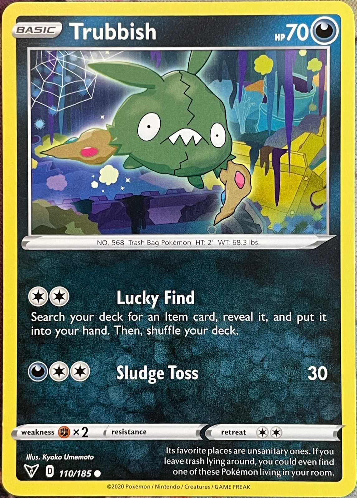 Trubbish - 110/185 - Vivid Voltage Pokemon 2020