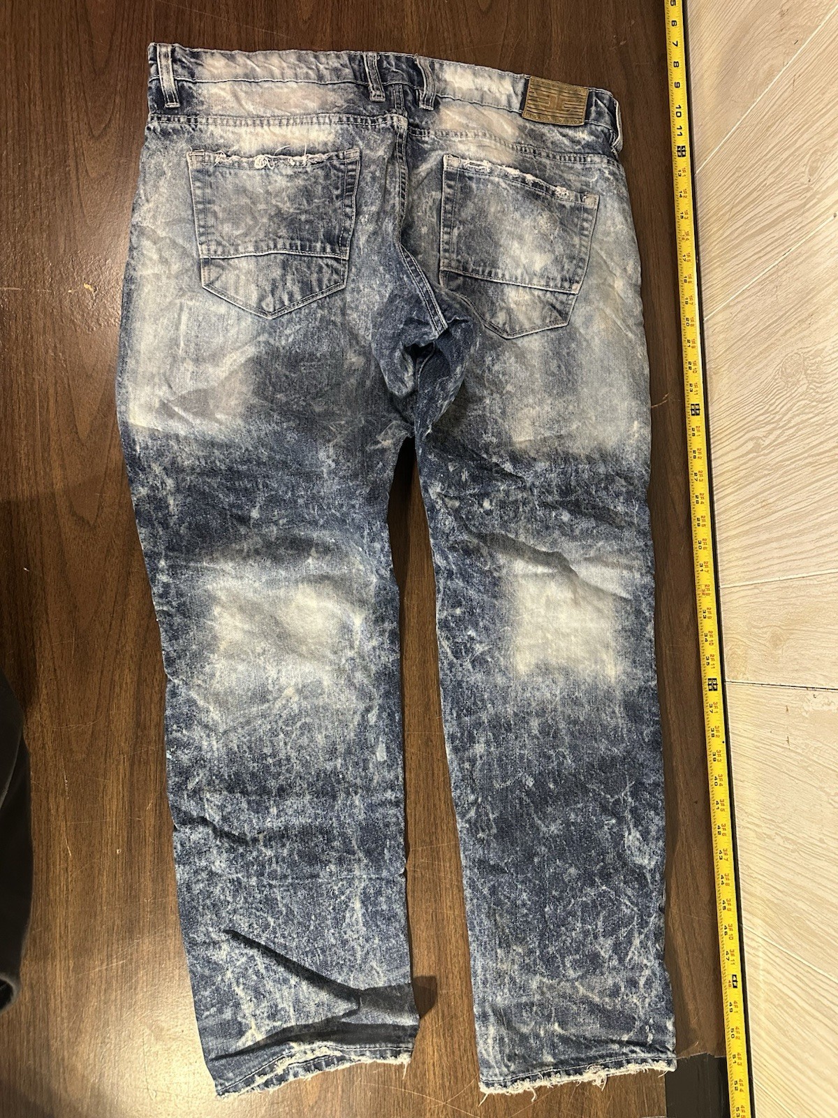 Jordan Craig Legacy Edition Jeans Men’s 38x32 Distressed Acid Wash Denim thumbnail 10
