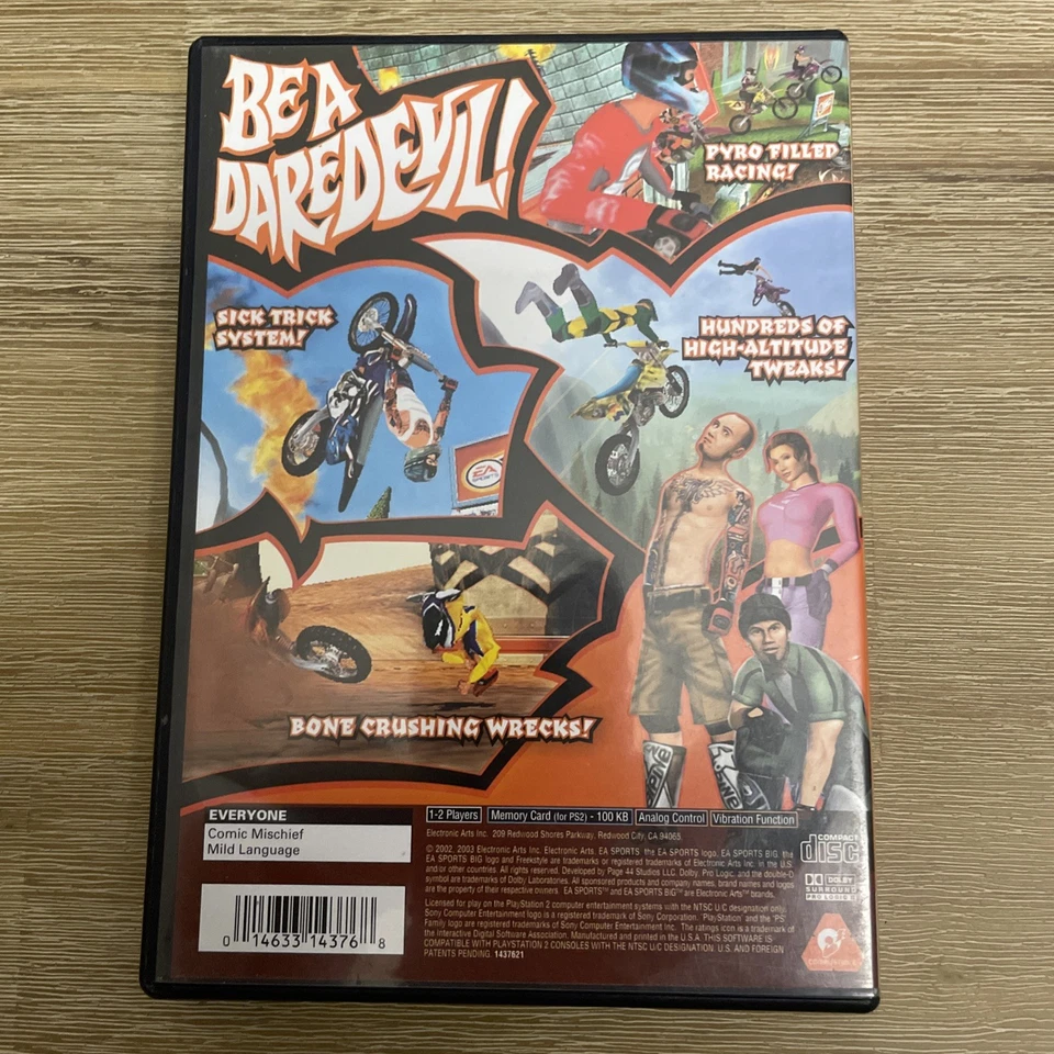 Freekstyle (Sony PlayStation 2, PS2, 2002) Greatest Hits - CIB Complete - Tested - Image 2 of 4