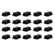 20 Pack Wire Tie Cable Clamp Clip Holder Self-adhesive For Car DVR Detector GPS