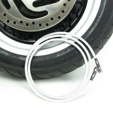 51" 130cm An3 Front Upper Brake Line For Harley Touring Dyna Softail Sportster