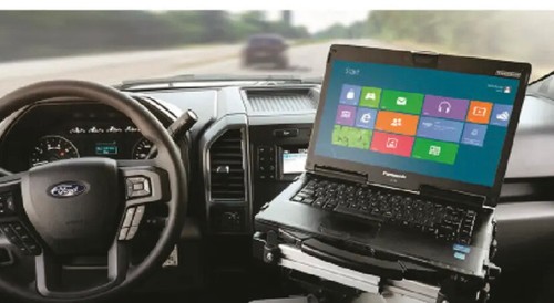 GAMBER-JOHNSON NOTEPAD V CRADLE STATION FOR AUTO LAPTOP USE W/KEY AND MORE - Picture 17 of 17