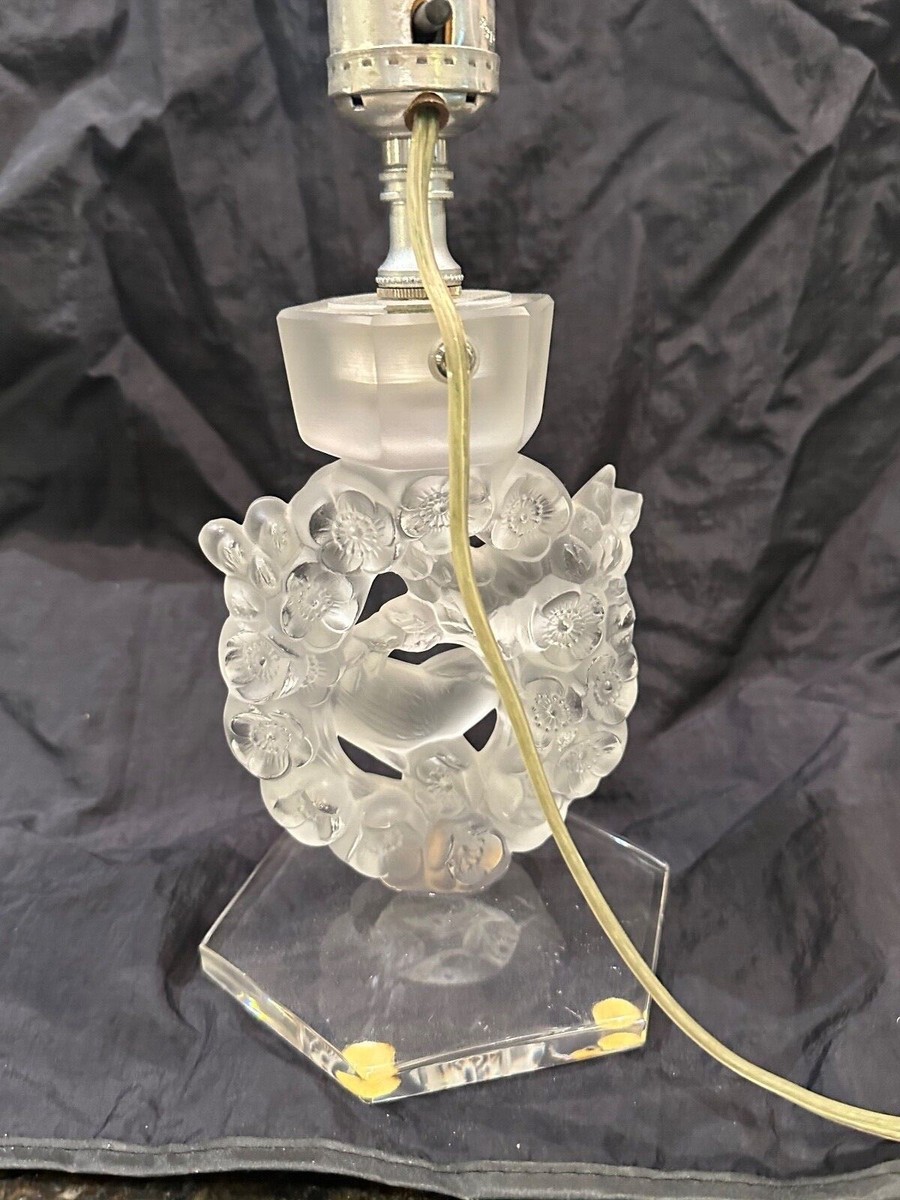 ○激レア LALIQUE Mésanges ラリック クリスタル テーブルランプ Lamps – Lalique North America