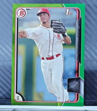 Blake Trahan 2015 1st Bowman GREEN SP /99 #43 - Reds RC